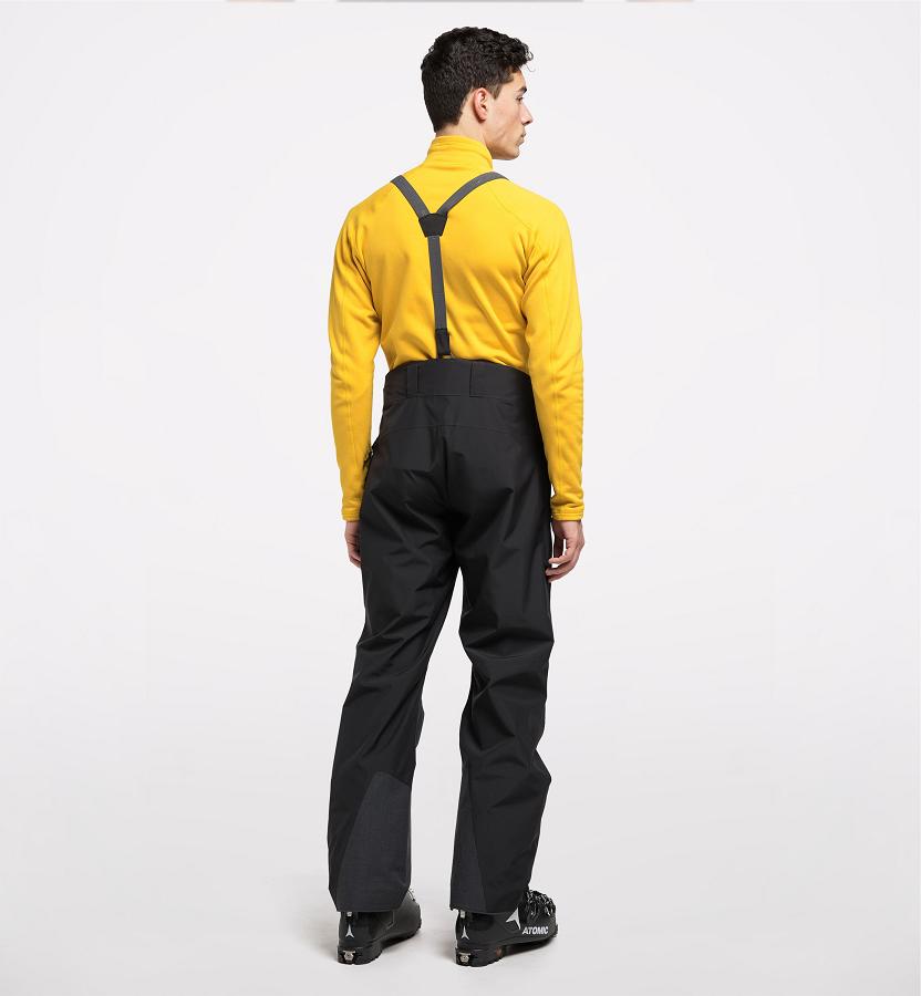 Haglöfs Mens Lumi Loose Ski Pants Black New Zealand 45786NYWE